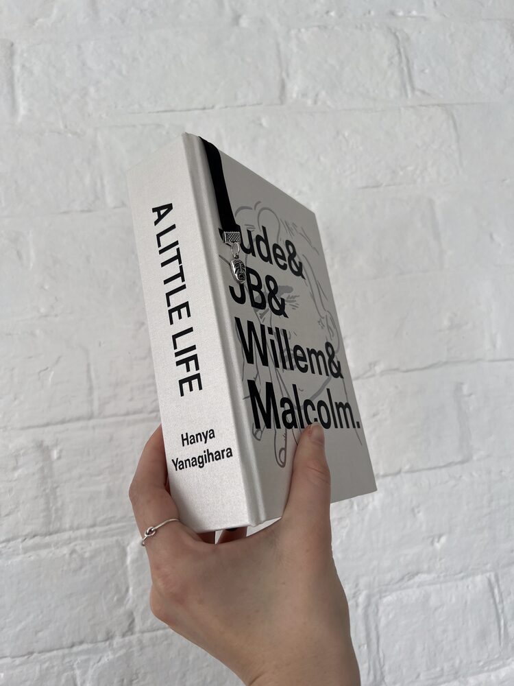 A Little Life by Hanya Yanagihara, rebound by hand